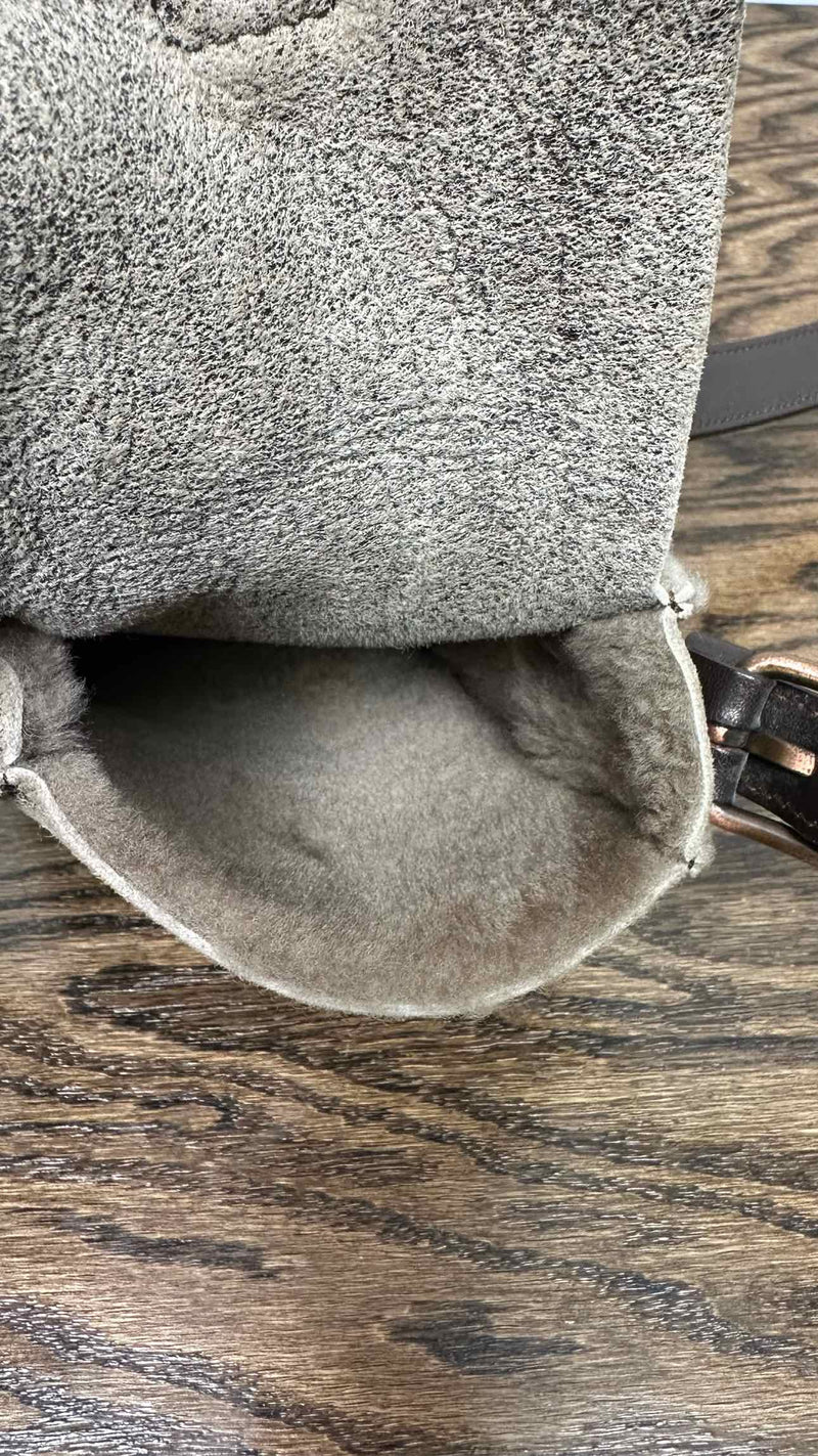 CELINE Shearling Mini Shoulder Bag