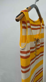 Miu Miu N/S Border Long Dress