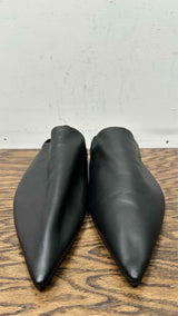 Balenciaga Smooth Lambskin Flat Mules