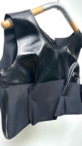 Comme Des Garcons N/S Back-open Folded Cropped Top