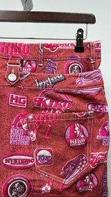 Kiko Kostadinov X Hysteric Glamour Multi-Logo Skirt Jeans