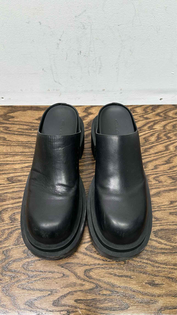 Rick Owens Bogun Leather Mules