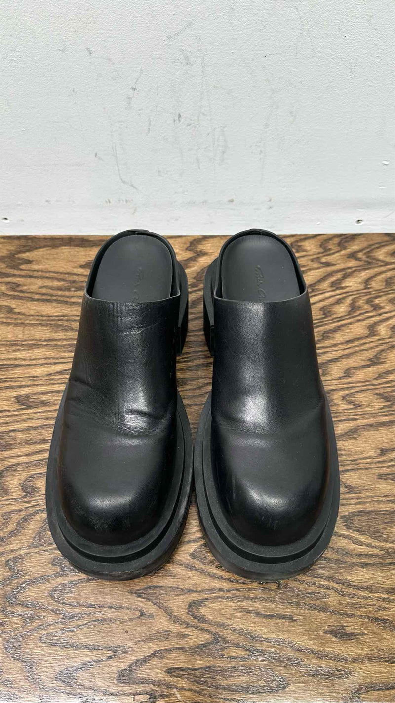 Rick Owens Bogun Leather Mules