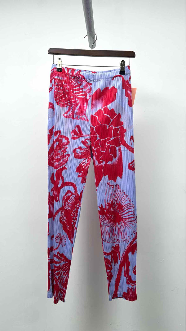 Pleats Please Floral Pleated Pants