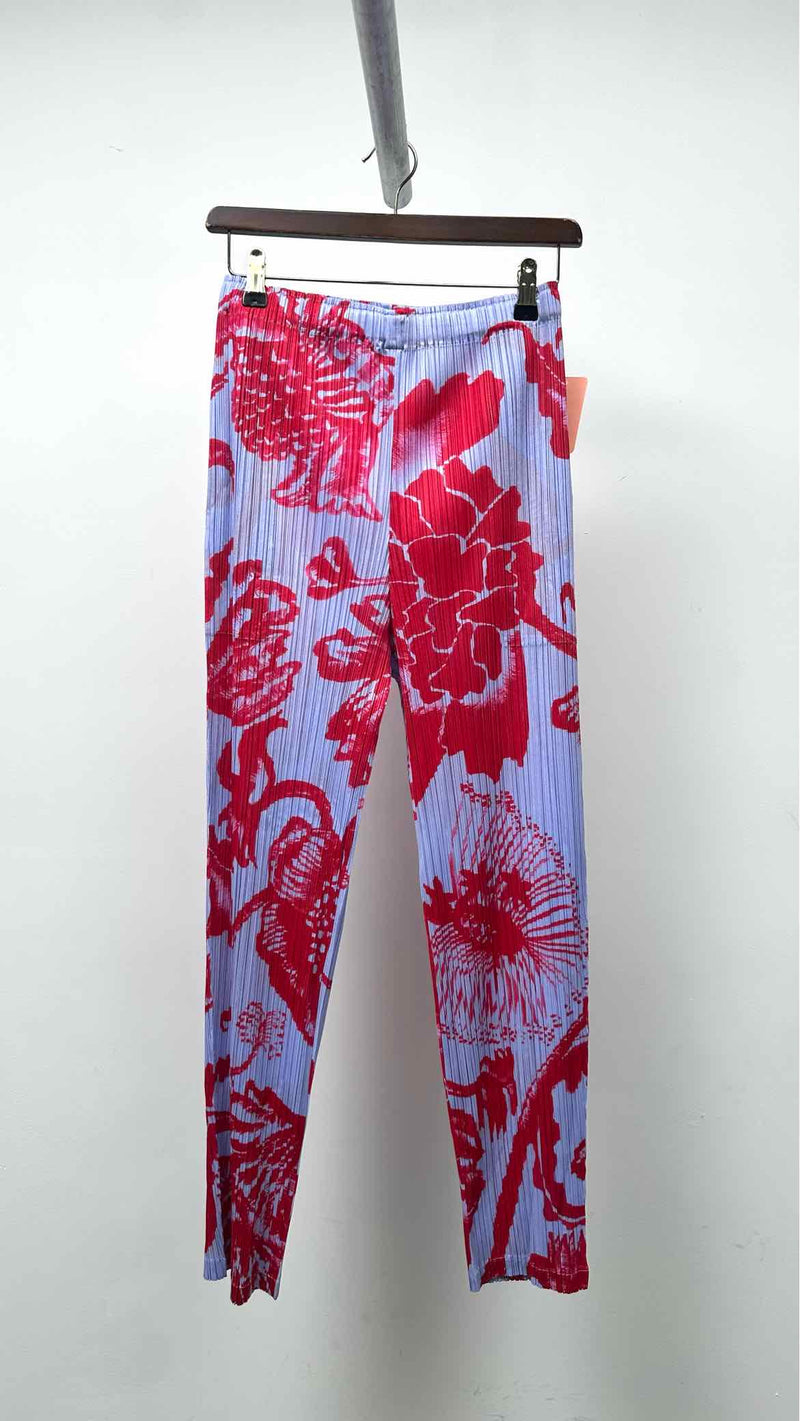 Pleats Please Floral Pleated Pants