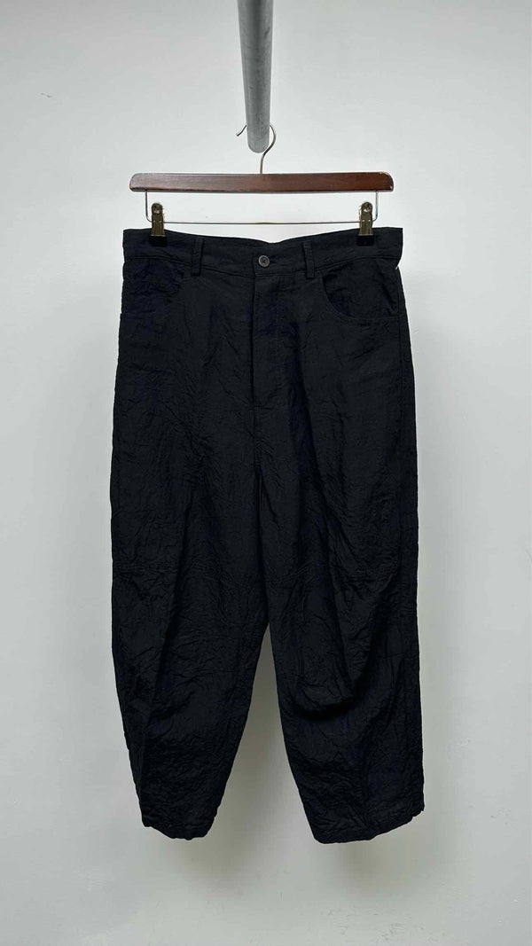 Forme D'expression Oversized Cropped Linen Pants