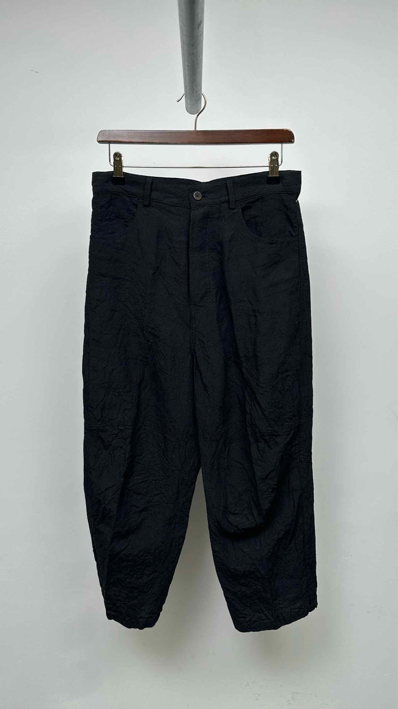Forme D'expression Oversized Cropped Linen Pants