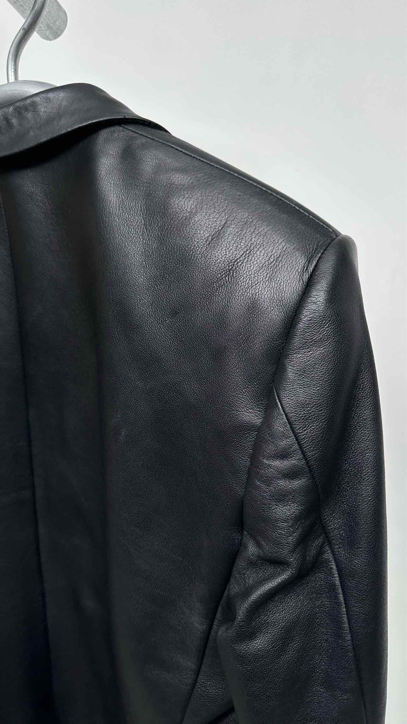 R13 Oversized Leather Jacket