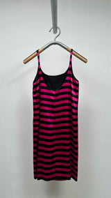 PRADA N/S Border Silk Dress