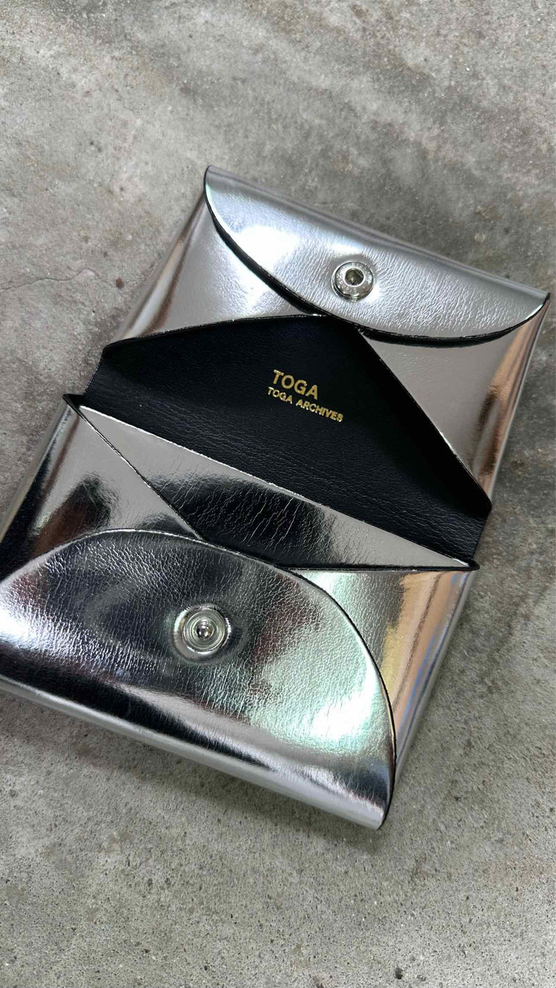Toga Archives Silver Leather Wallet