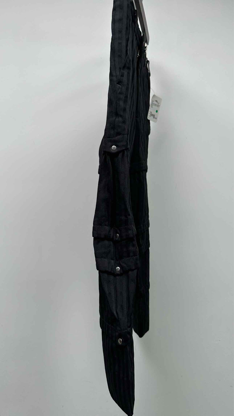 Comme Des Garcons Homme Plus Stripe Jacquard Armer Cropped Pants