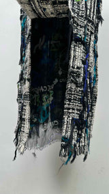 Chanel N/S Graffiti-mesh Tweed Hybrid Dress