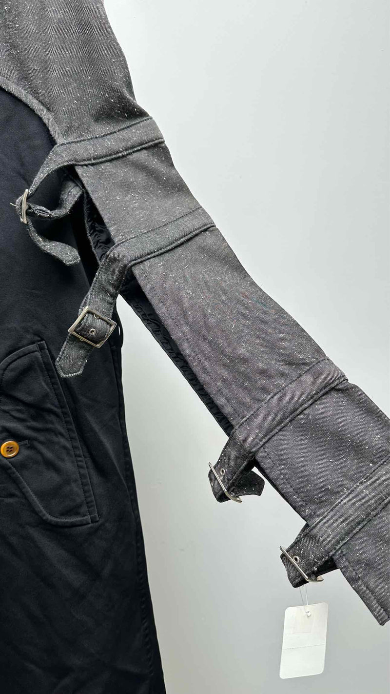 Comme Des Garcons Homme Plus Double-Breast Armor Trench Coat