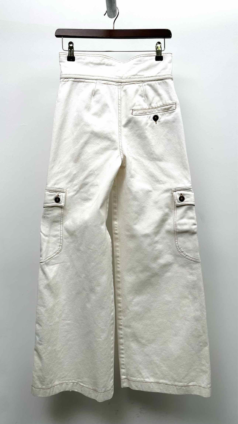 Alexander McQueen High-waisted Drawstring Wide Cargo Pants