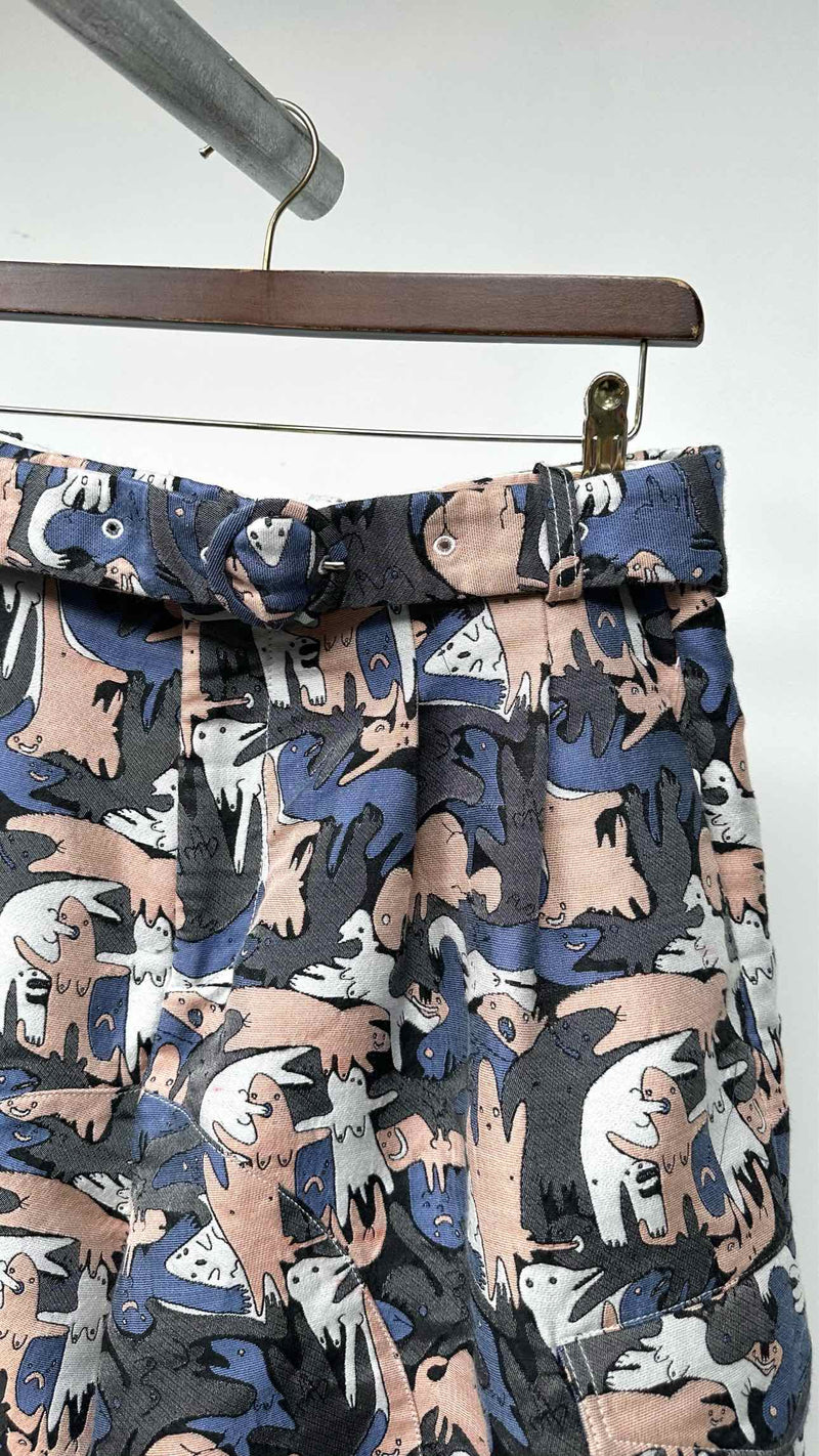 Charles Jeffery LOVERBOY Jacquard Wide Shorts