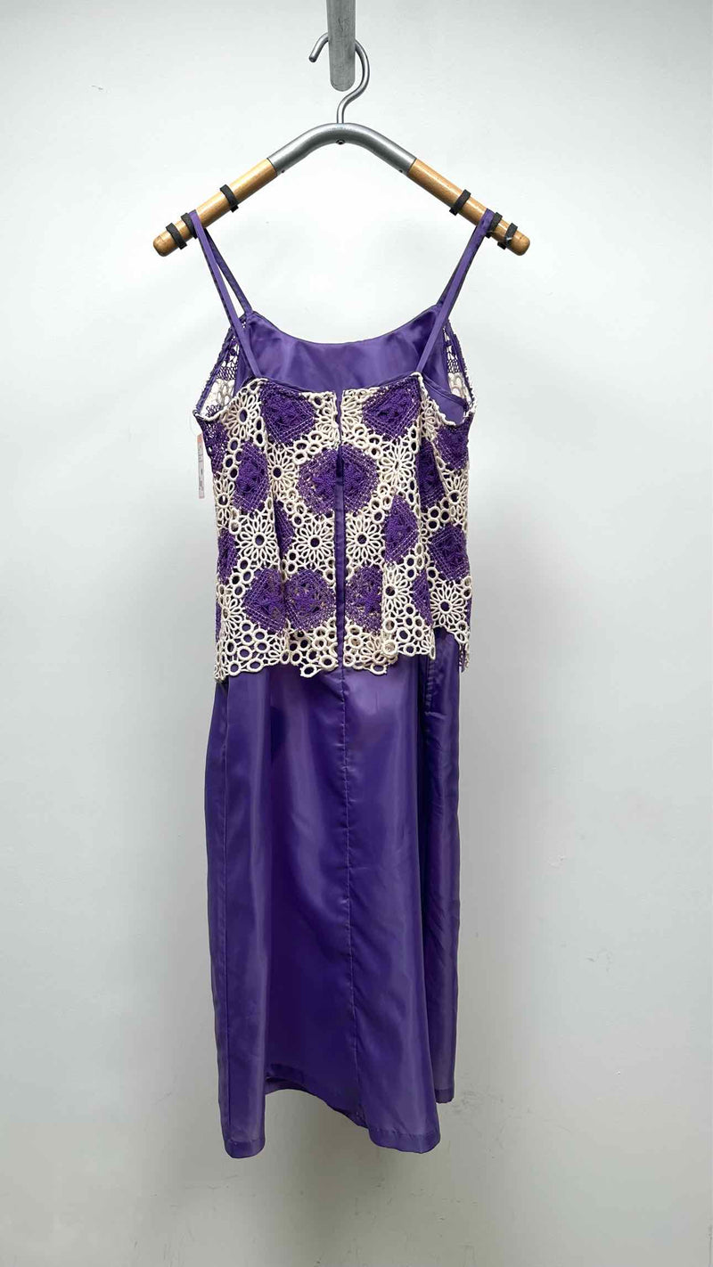 Comme Des Garçons Comme Des Garçons N/S Crochet-layered Dress