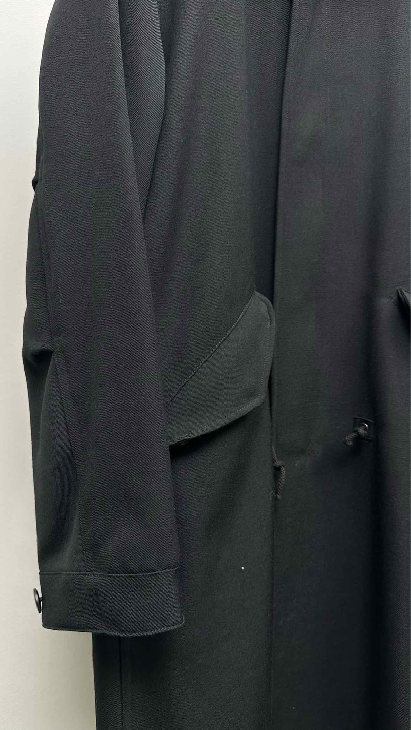 Yohji Yamamoto Pour Homme Wool Gabadine Hooded Mods Coat