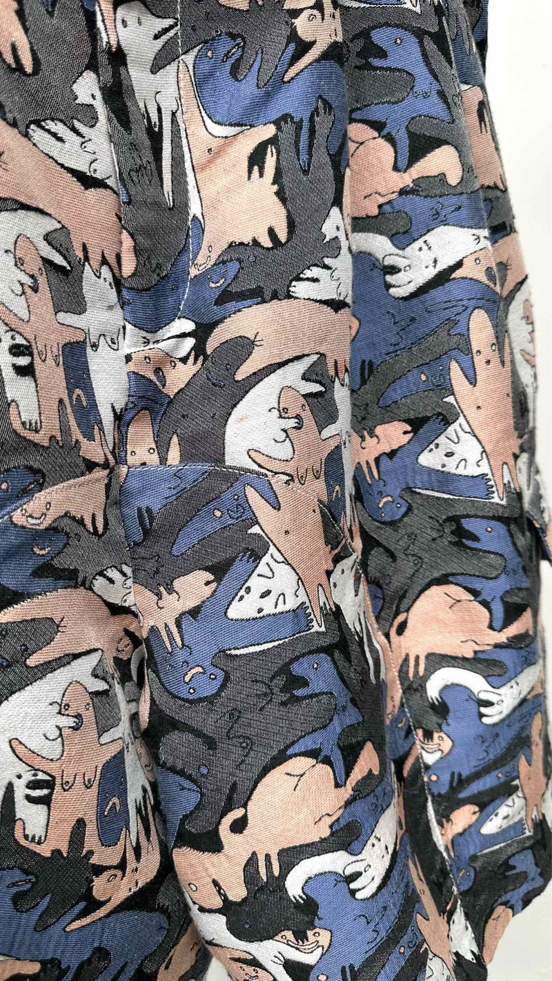 Charles Jeffery LOVERBOY Jacquard Wide Shorts