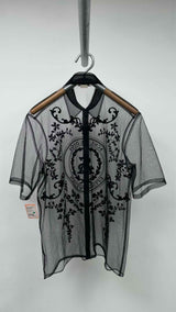 Acne Studios S/S Embroidered Mesh Shirt