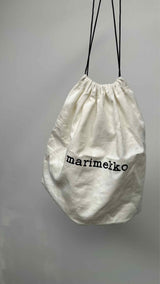Marimekko Padded Leather Shoulder Bag