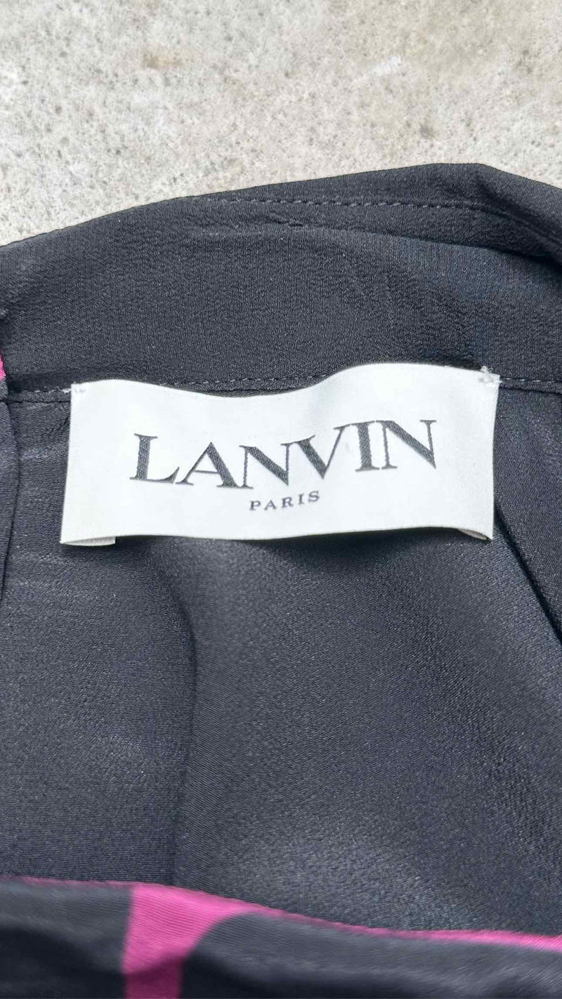 Lanvin X DC Comics Printed Docking Silk Shirt