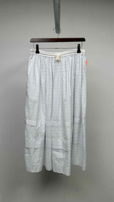 Wright + Doyle Border Wide Easy Long Skirt