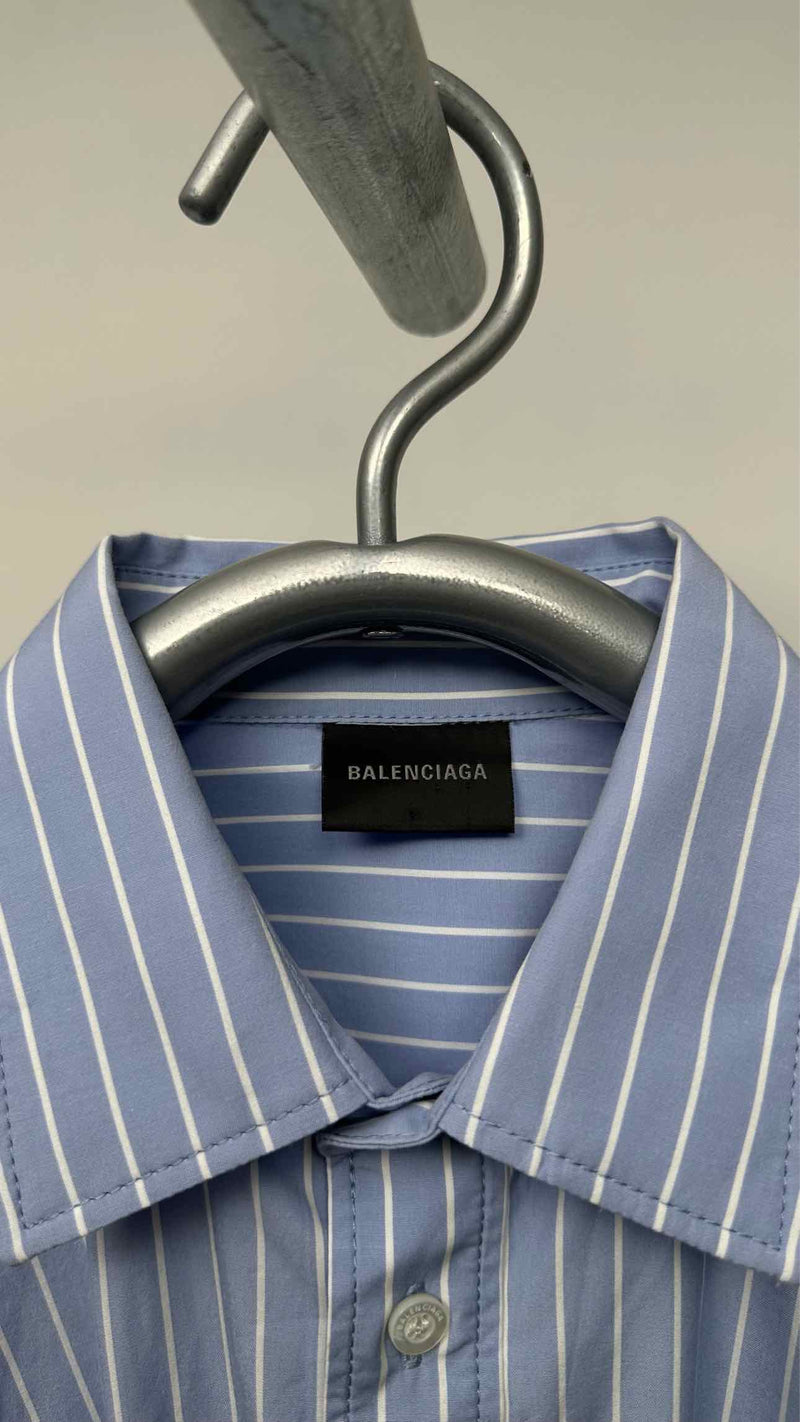 Balenciaga Oversized Docking Stripe Shirt