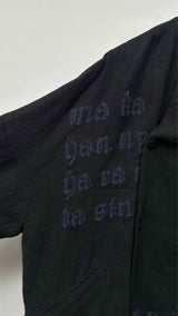 Blackmeans Oversized Jacquard Kimono Jacket