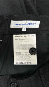 Comme Des Garcons Shirt Double-kee Wool Pants