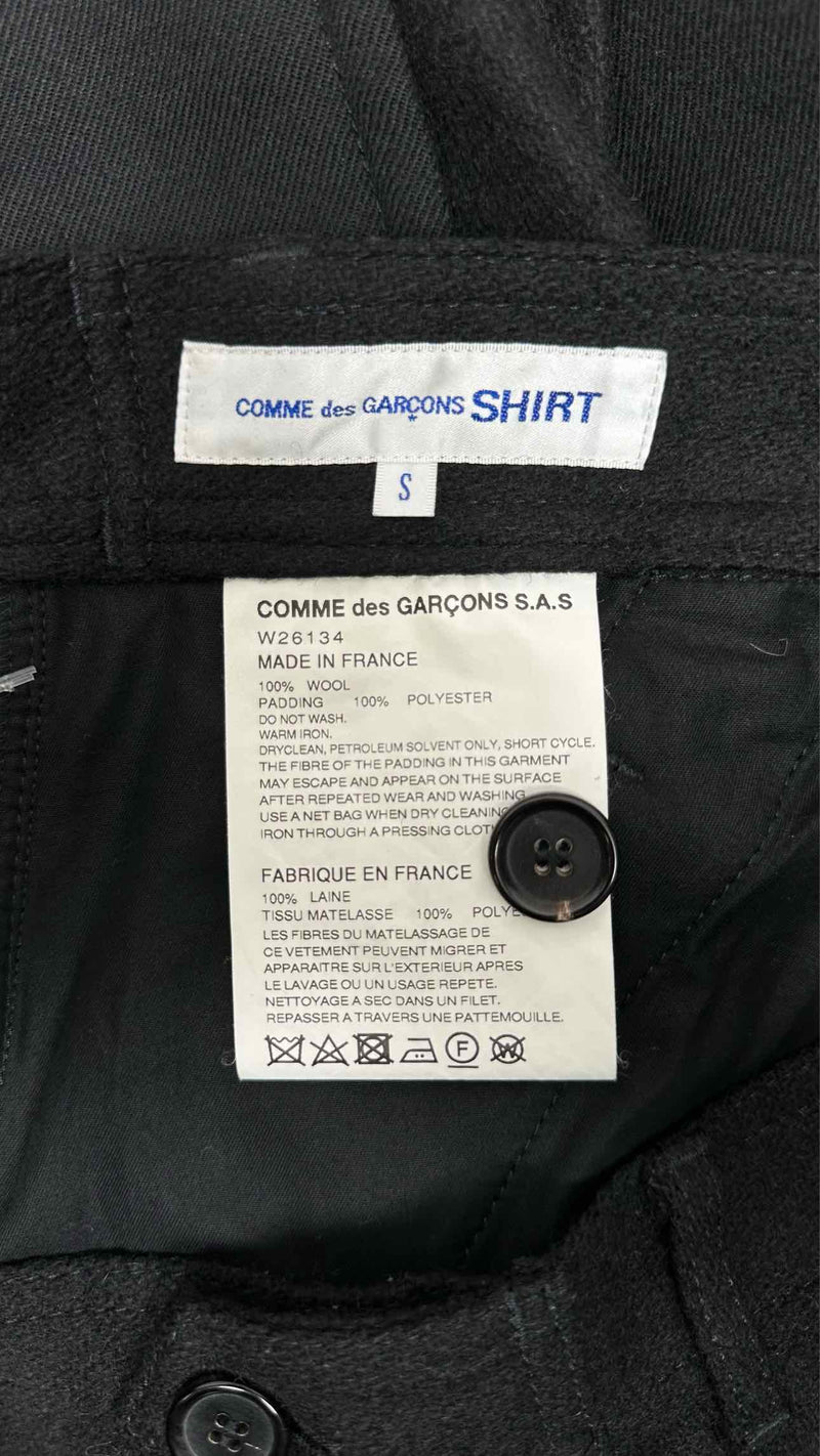 Comme Des Garcons Shirt Double-kee Wool Pants
