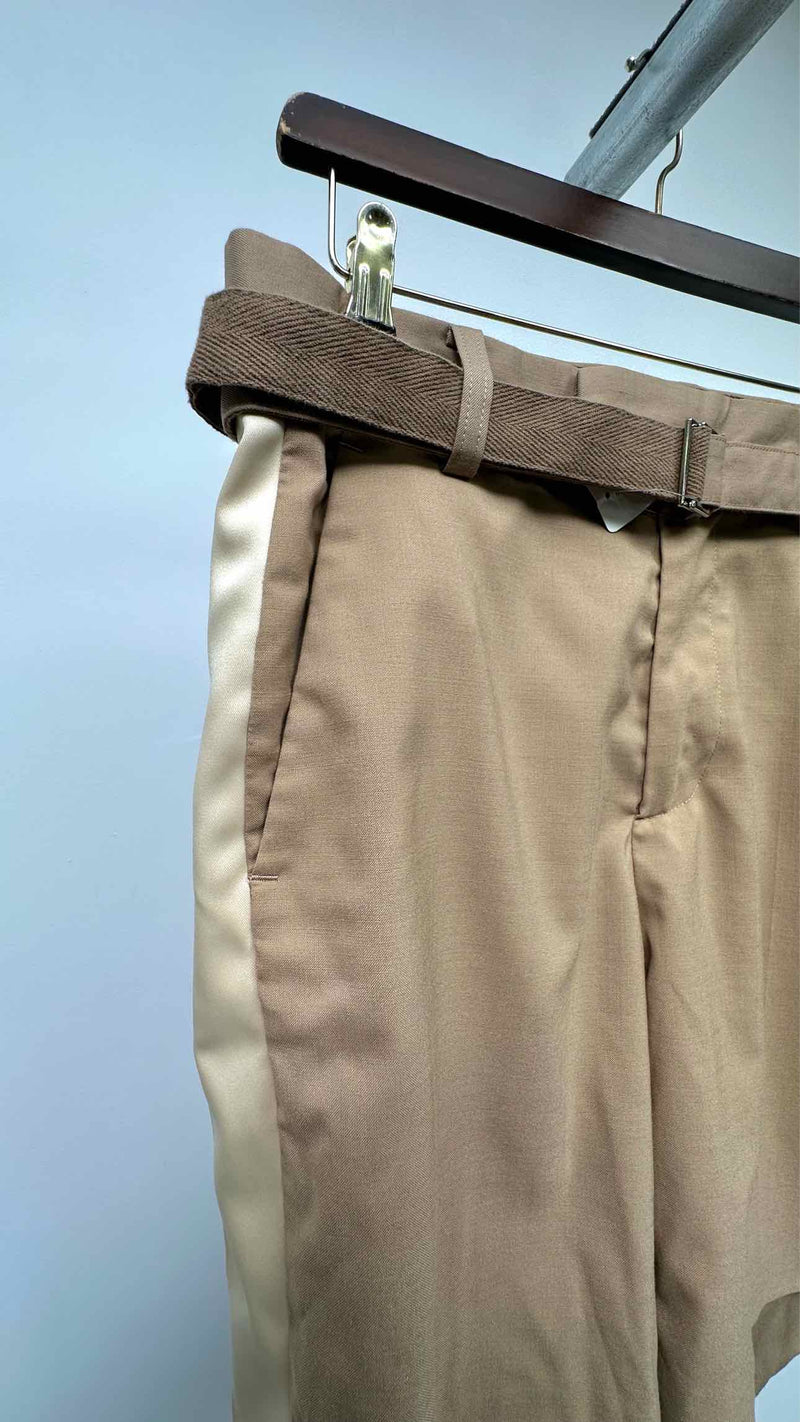 Sacai Belted Layered Shorts