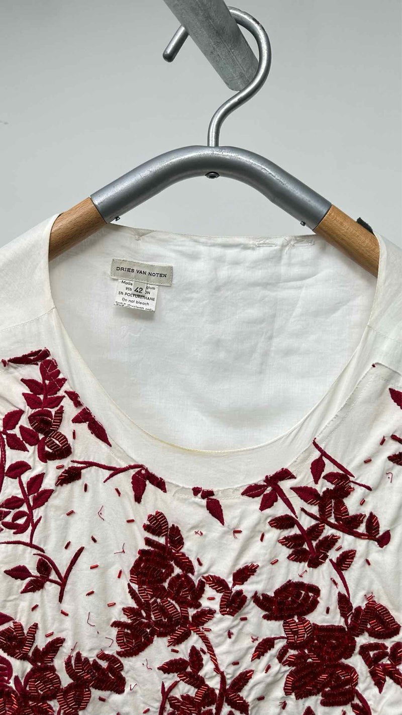 Dries Van Noten N/S Beaded Top