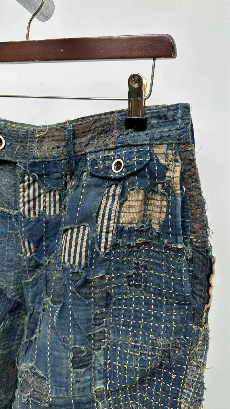 Kapital Boro Denim Shorts