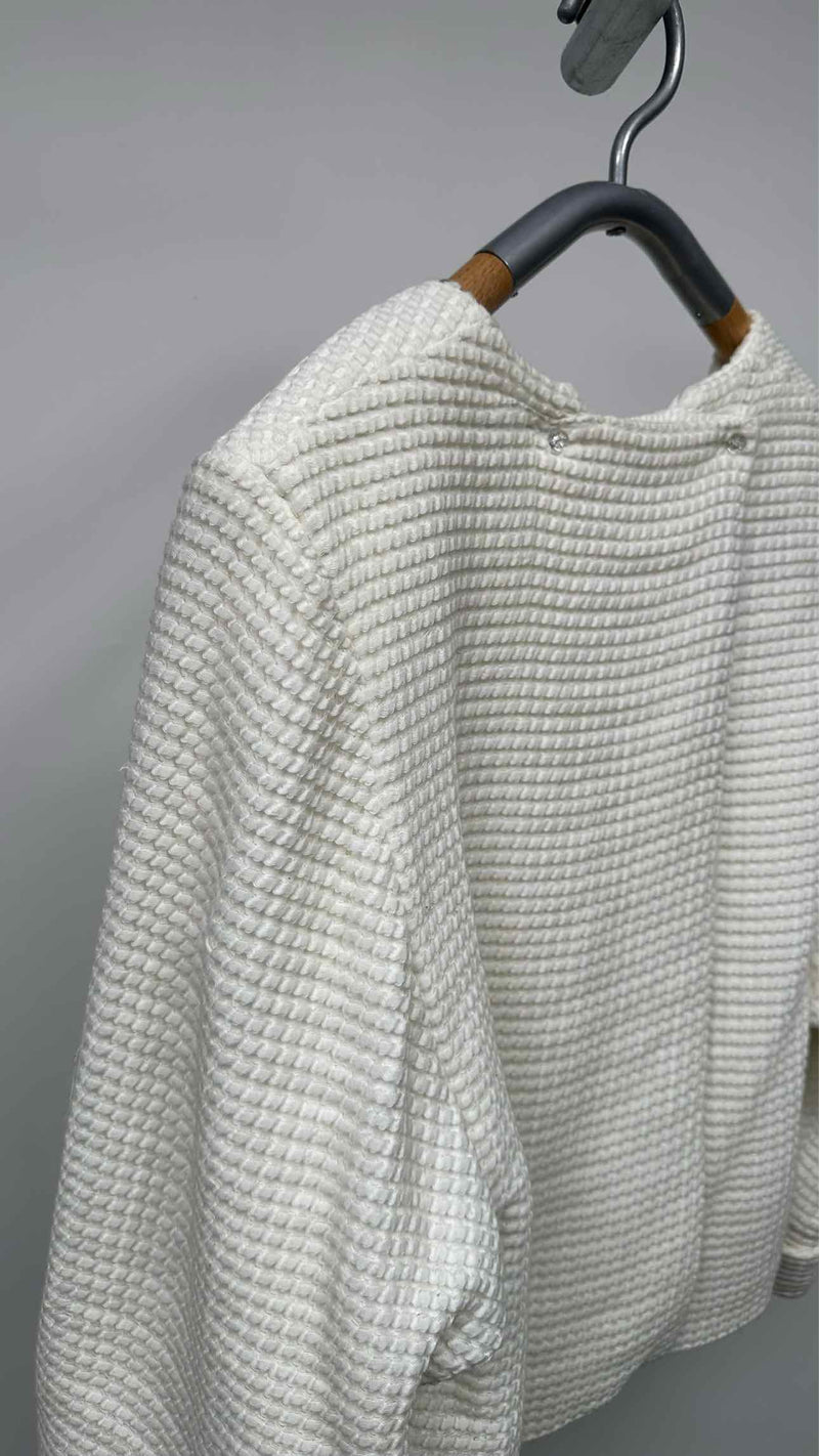 Andre Walker For Dover Street Market Waffle Cropped Oversized Jacket