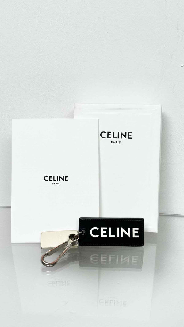 CELINE Logo-leather Key Chain