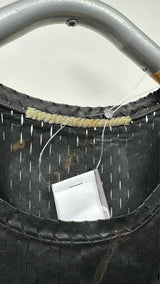 Carol Christian Poell Perforated-leather Object-dye Vest