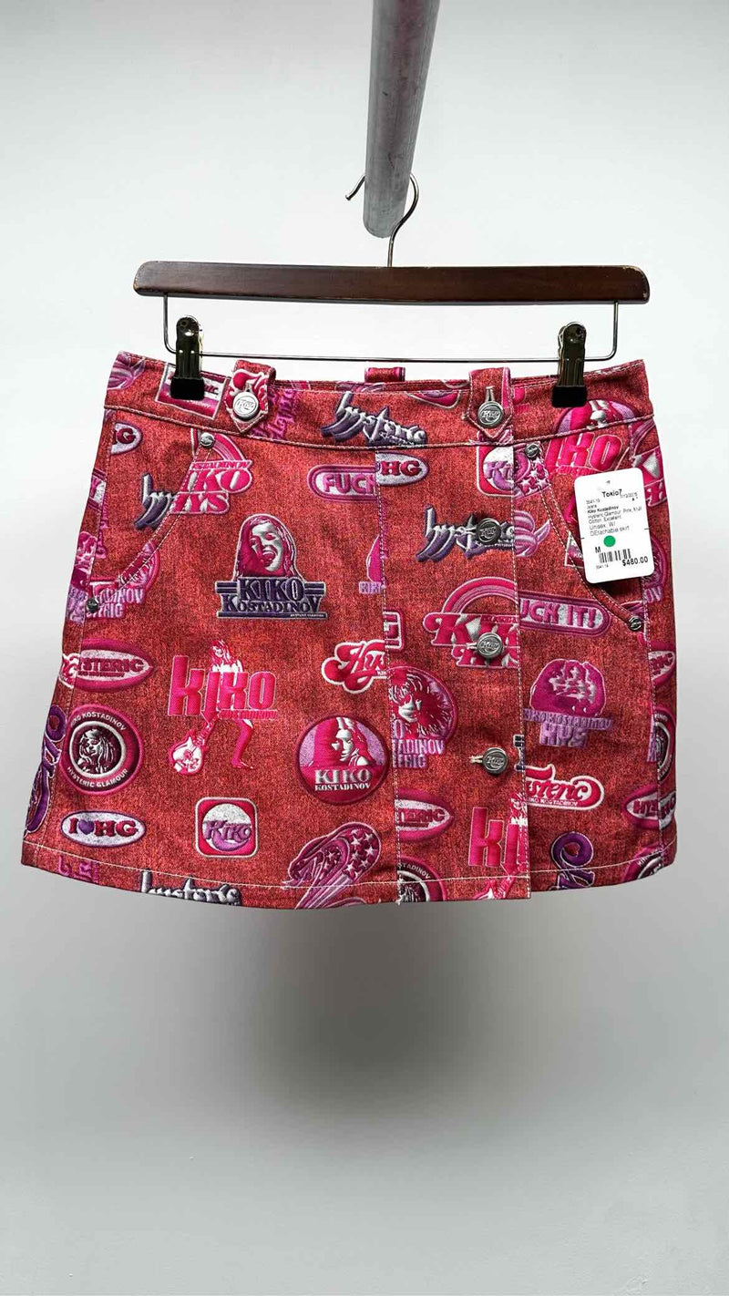 Kiko Kostadinov X Hysteric Glamour Multi-Logo Skirt Jeans
