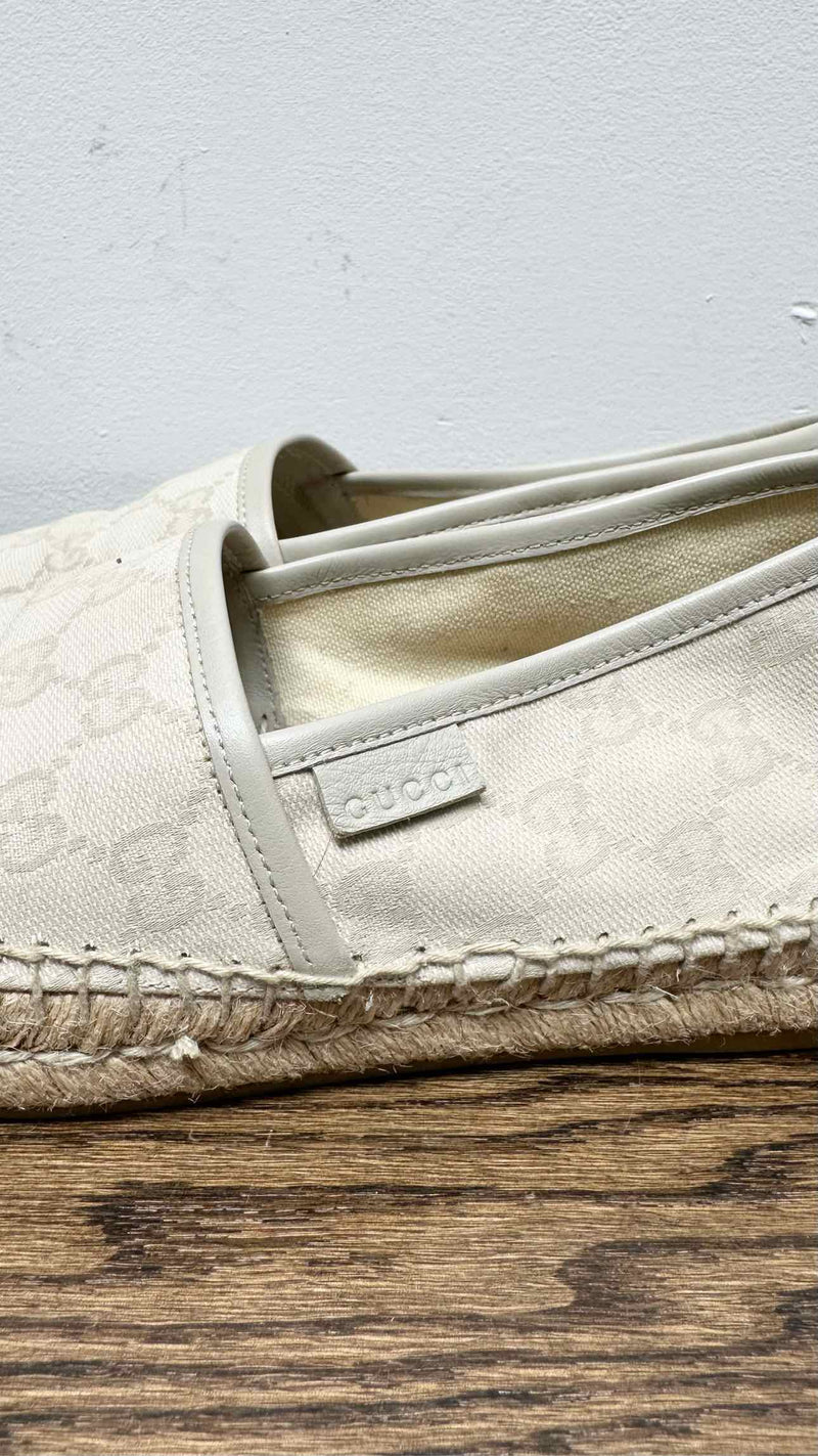 Gucci GG Cavas Espandrilles Slip-on