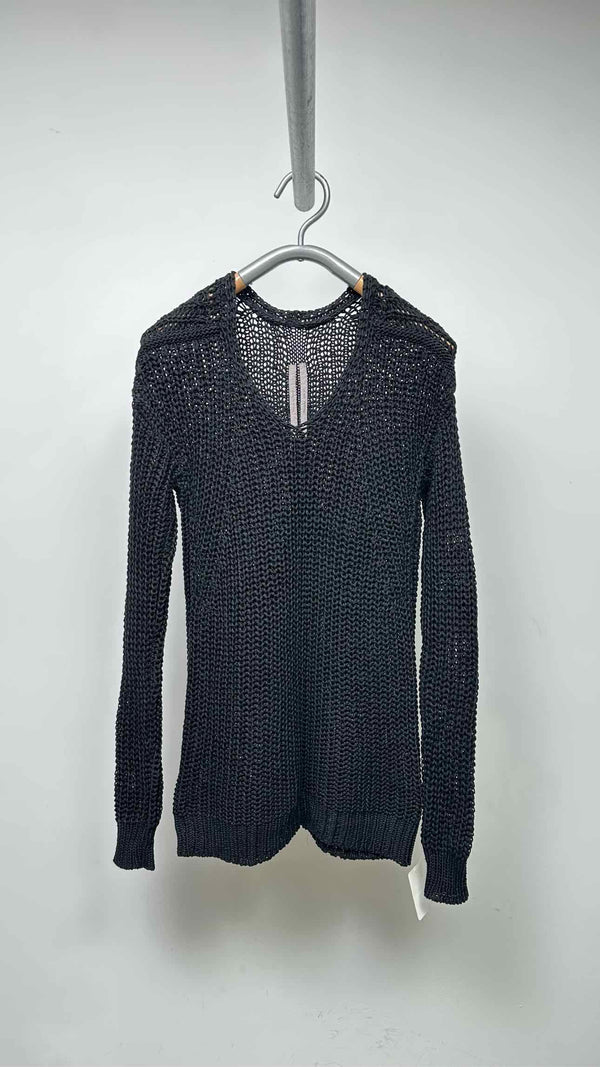 Rick Owens Oversized Loose-Knit Sweater