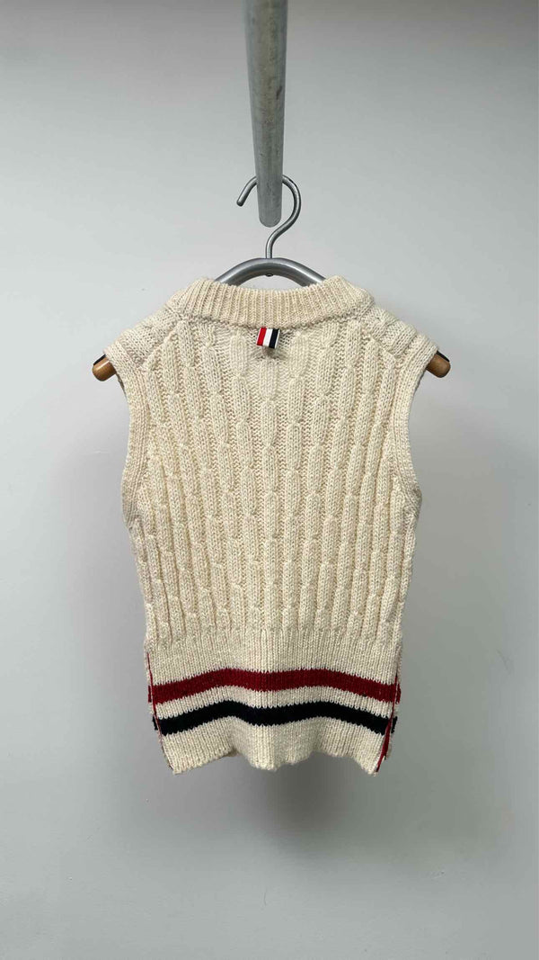 Thom Browne Cable Knit Vest