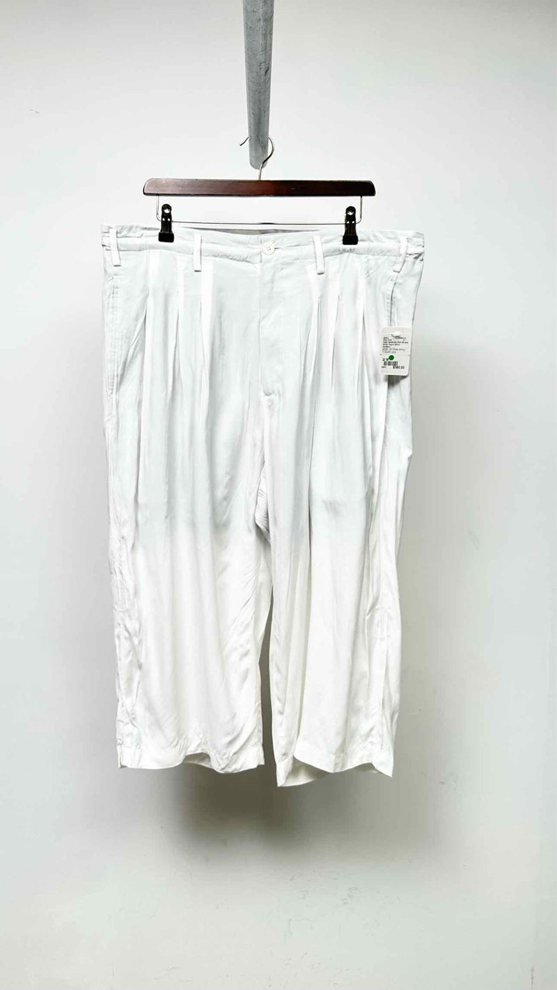 Yohji Yamamoto Pour Homme Cropped Wide Easy Pants