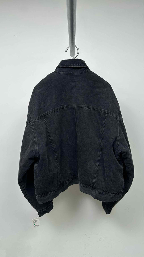 Willy Chavarria Oversize Quilted Lining Denim Jacket