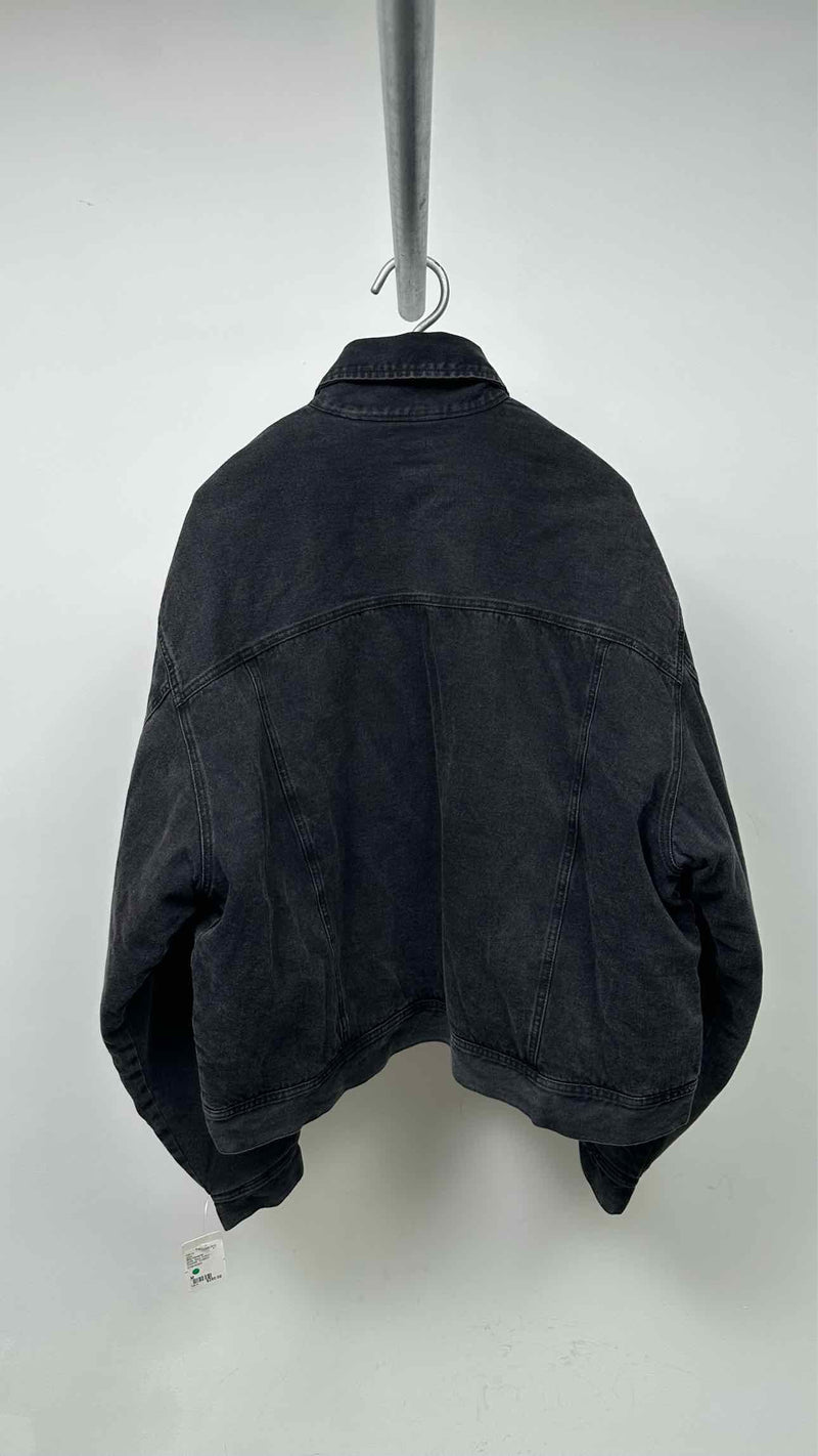 Willy Chavarria Oversize Quilted Lining Denim Jacket