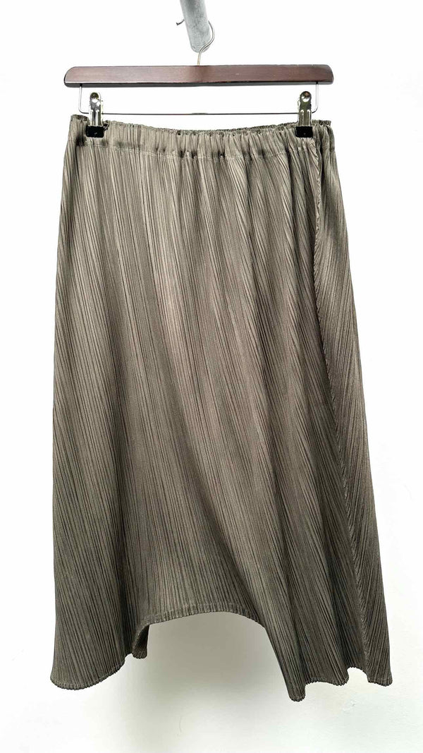 Pleats Please Drop-crotch Pleayed Croped Easy Pants