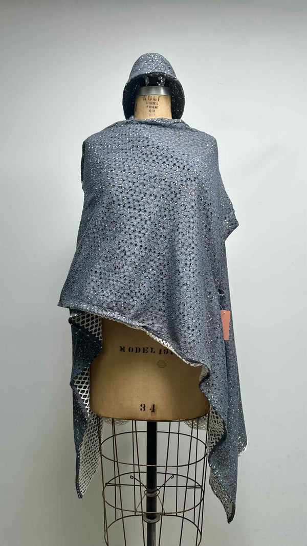Andre Walker For Dover Street Market Reversible Lace Knit Wrap Cardigan