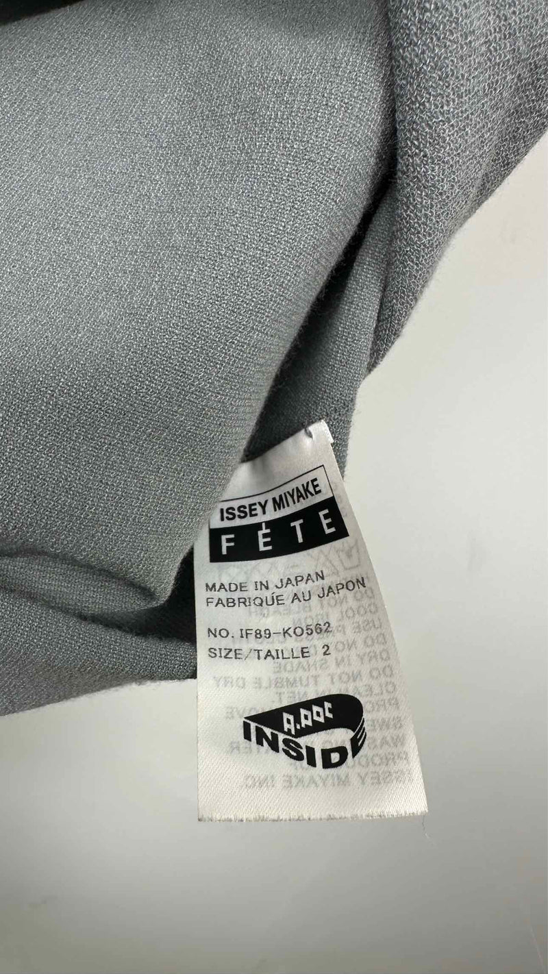 Issey Miyake FETE Flat-knit Dress W/Bolero