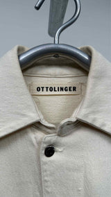 OTTOLINGER Oversized Fringe-Detailed Denim Jacket