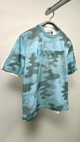 Lanvin Logo Camo T-shirt
