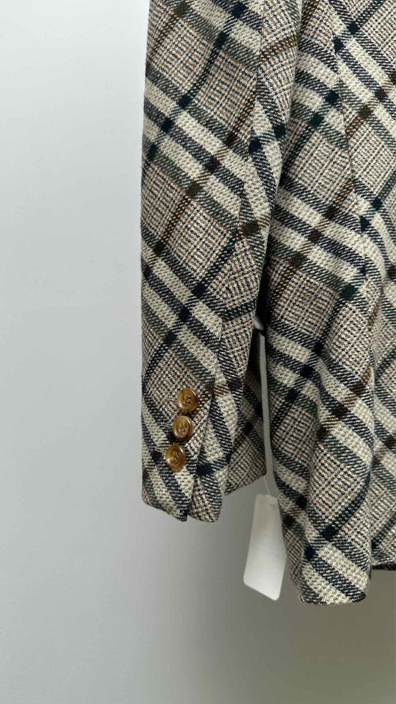 Comme Des Garcons Homme Plus Check Wool Suits