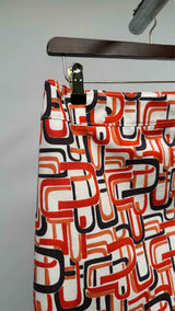 PRADA Geometric-print Wrap Skirt